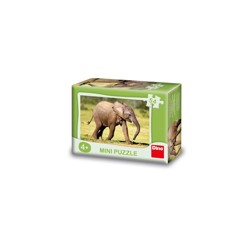 Puzzle Mini - Zvířátka: Slon (54 dílků)