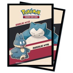 UltraPRO obaly na karty: Pokémon - Gallery Series Snorlax and Munchlax (65 Sleeves)