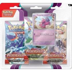 Pokémon Scarlet & Violet - Paldea Evolved 3 Blister Booster - Tinkatink