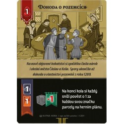 Kutná Hora: Město stříbra - Dohoda o pozemcích (promo karta 1)