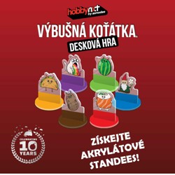 Výbušná koťátka: Desková hra - Akrylátové standees promo