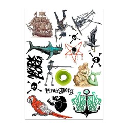 Pirate Borg - Sada samolepek