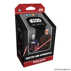 Star Wars: Unlimited TCG - Twin Suns Deck 2026 (Master and Apprentice: Count Dooku and Asajj Ventress)