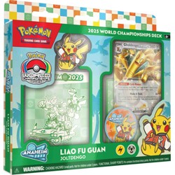 Pokémon TCG - 2025 World Championship Deck: Liao Fu Guan - Joltdengo Box