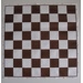 Šachovnice koženka č. 6 - hnědá