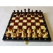 Šachy magnetické - mahagonové