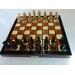 Šachy dřevěné magnetické - hnědé