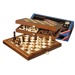 Šachy cestovní magnetické, dřevěné - 30 mm (zdobené)