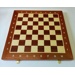 Dřevěná skládací intarzovaná šachovnice s úložným prostorem - velikost č.5