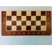 Dřevěná skládací intarzovaná šachovnice s úložným prostorem - velikost č.6