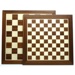 Dřevěná šachovnice velikost č. 6 / šachovnice na dámu 10 x 10 - hnědá