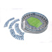 Nanostad: 3D puzzle fotbalový stadion ARGENTINA - El Cilindro (Racing Club de Avellaneda)