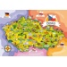 Mapa České republiky - Puzzle 120 dílků + 14 kvízů