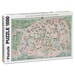 Puzzle - Mapa Paříže 1910 (1000 dílků)