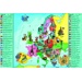 Vzdělávácí Mapa Evropy - Puzzle 200 dílků