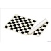 Šachovnice rolovací, černá - 50 mm, PVC