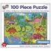 Puzzle - Dinosauři (100 dílků)
