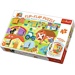 Puzzle s otvíracími okénky - Farma (36 dílků)