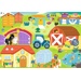 Puzzle s otvíracími okénky - Farma (36 dílků)