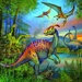 Puzzle - Dinosouři (3 x 49 dílků)