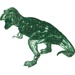 3D Crystal puzzle - Tyranosaurus Rex zelený (49 dílků)