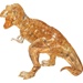 3D Crystal puzzle - Tyranosaurus Rex žlutý (49 dílků)