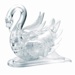 3D Crystal puzzle - Bílá labuť (44 dílků)