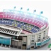 Nanostad LED: 3D puzzle fotbalový stadion SPAIN - FC Barcelona Camp Nou