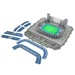 Nanostad LED: 3D puzzle fotbalový stadion SPAIN - Real Madrid Santiago Bernabeu