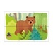 Dřevěné obrázkové kostky - Lesní zvířátka