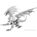 Metal Earth kovový 3D model - Silver Dragon  (BIG)