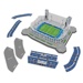 Nanostad Basic: 3D puzzle fotbalový stadion SPAIN - Santiago Bernabeu (Real Madrid)