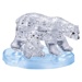 3D Crystal puzzle - Lední medvěd s mládětem (40 dílků)