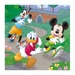 Puzzle - Mickey a Minnie sportovci (3 x 55 dílků)