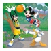Puzzle - Mickey a Minnie sportovci (3 x 55 dílků)