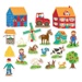 HEADU - Montessori - Hmatové puzzle - Farma