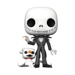 Funko POP: The Nightmare Before Christmas - Jack Skellington with Zero 10''