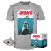 Funko POP Tee Box: Jaws - Night Swim, Funko figurka a tričko, Velikost - S