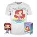 Funko POP Tee Box: The Little Mermaid - Ariel, Funko figurka a tričko, Velikost - S