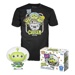 Funko POP Tee Box: Toy Story - Alien As Buzz, Funko figurka a tričko, Velikost - M