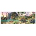Puzzle Panoramic - Dinosauři u jezera (150 dílků)