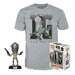 Funko POP Tee Box: Star Wars The Mandalorian - Child In Satchel, Funko figurka a tričko, Velikost - XL