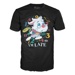 Funko POP Tee Box: Alice in Wonderland - White Rabbit (Flocked), Funko figurka a tričko, Velikost - L