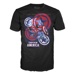 Funko POP Tee Box: Captain America Civil War - Captain America (Artist Series), Funko figurka a tričko, Velikost - L