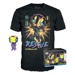Funko POP Tee Box: Marvel: Rescue Blacklight, Funko figurka a tričko, Velikost - S