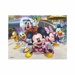 Dřevěné obrázkové kostky - Mickey a Minnie