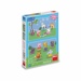 Puzzle - Peppa Pig a kamarádi (2 x 48 dílků)