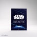 Gamegenic obaly na karty: Star Wars: Unlimited Art Sleeves Double Sleeving Pack - Space Blue (2x60+1 Sleeves)