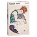 Puzzle - Schiele - Sedící dívka (1000 dílků)