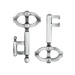 Mini Huzzle Cast - Key II silver - hlavolam